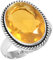 Citrin Quarz Ring 925 Sterling Silber Handgemacht Schmuck Größe 59 (18.8) (99041_CIT_R10)