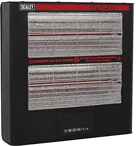 Sealey Infrared Quartz Heater - Wall Mounting 2.8kW/230V - IR28