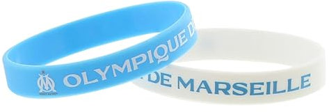 OLYMPIQUE DE MARSEILLE 2 x Bracelet Allez l'OM - Collection officielle