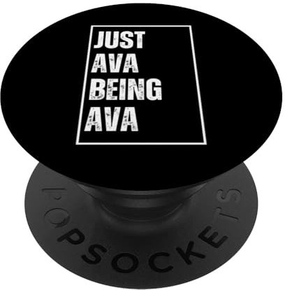 Just Ava Being Ava - Lustiger Vorname Witz Geburtstag PopSockets mit austauschbarem PopGrip