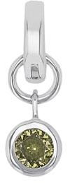 Amor Charm 925 Sterling Silber Damen Charms, mit Zirkonia synth., 1,5 cm, Silber, Kommt in Schmuck Geschenk Box, 2038544