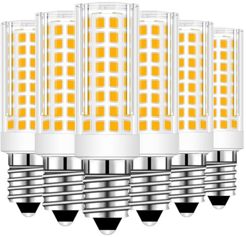 TRIJZHOU E14 LED Lampe 6W Ersetzt 60W Halogenlampe Warmweiß 220V 230V 3000K 600Lm Schlafzimmer Wohnzimmer Kronleuchter Klein Leuchtmittel 6er Pack [MEHRWEG]