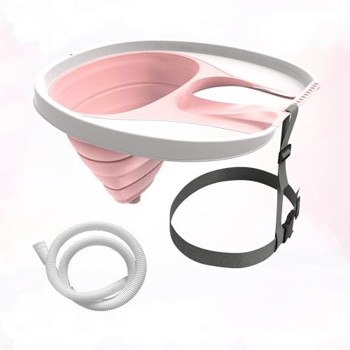 cimsfcor Faltbares Haarwaschbecken, Mobile Shampoo Waschbecken mit Ablaufschlauch für Behinderte Patienten, ältere Menschen, Schwangere
