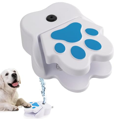Fontana d'acqua per cani, d'acqua per cuccioli, bevitore da giardino per cuccioli, giocattolo per animali domestici attivato con