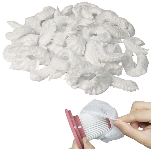 100 Piezas Filtros Desechables Para Aspiradora, Adecuados Para Filtro De Aspiradora De Mano, Filtro Universal De Aspiradora, 7 x 10 x 10 cm
