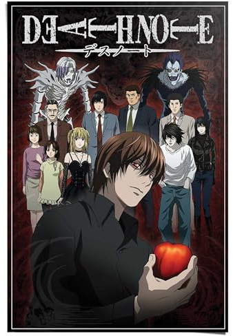REINDERS Poster, Death Note, Teenager Zimmer, Bilderdruckpapier, 91,5 x 61