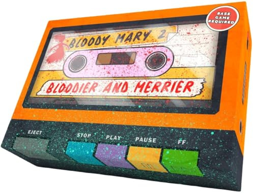 Bloody Mary 2: Bloodier and Merrier, Psycho Killer Game Expansion Pack, Base Game Required, Brown
