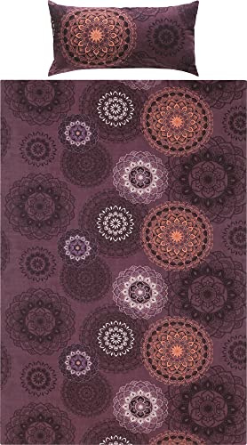 Erwin Müller Bettwäsche Mako-Single-Jersey aubergine Größe 1x 135x200 cm + 1x 40x80 cm