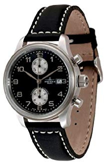 Zeno-Watch Herrenuhr - NC Retro Chronograph Bicompax - 9557BVD-d1