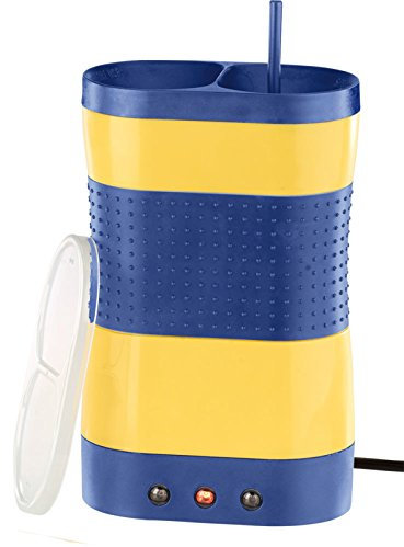 Rosenstein & Söhne Stangenei Maschine: Vertikaler Doppel-Eierkocher 'Ei am Stiel', 420 W (Ei am Stil, Eiertoaster, Lunchbox)