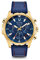 Bulova Herren Chronograph Quarz Uhr mit Leder Armband 97B168