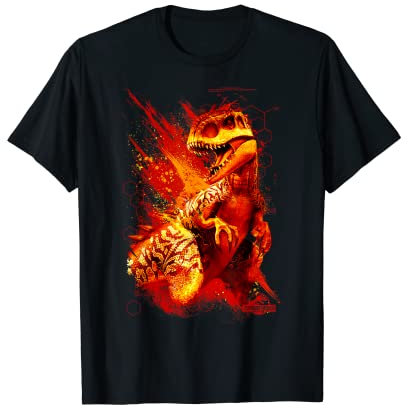 Jurassic World Fiery Red Indominus Rex DNA T-Shirt
