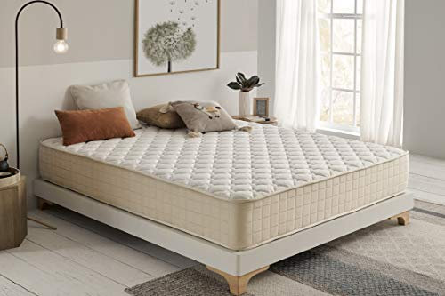 Moonia - Matratze Viskoelastische Festigkeit Hoch/Medien - 150x190 - Dicke +/- 30 cm - Doppelbett - Matratze antibakterielle mit 8 Schichten - Modell Magic Plus Gel