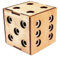 Logica Spiele Art. Würfel Geheimbox - Geheimschachtel - Schwierigkeit 5/6 Unglaublich - Geschenkbox - Denkspiel - Knobelspiel - Leonardo da Vinci Kollektion