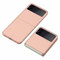 Wuzixi Custodia per Samsung Galaxy Z Flip 3. Finitura opaca [Ultra Legger] [Ultra Sottile] Premium Materiale Sottile Protezione completa Custodia per Samsung Galaxy Z Flip 3.Oro Rosa