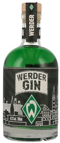 Werder Gin | Der Erste SV Werder Bremen Gin | Fruchtig & Exotisch | Craft Gin | 700ml | 42,1% vol.