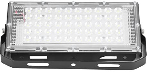 LED-Flutlicht, Weißlicht-Sicherheits-Außenlampe, Wasserdichtes Tageslicht, Außenscheinwerfer für Hof, Hinterhof, Haus, 50 W, 12 V