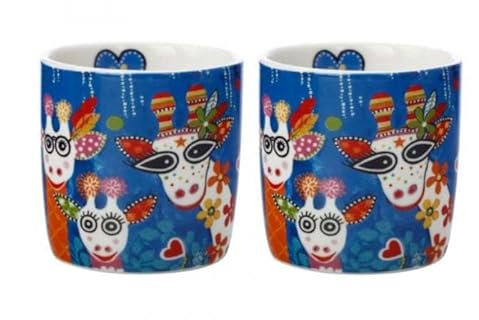 Lot de 2 tasses à café Espresso 100 ml Love Hearts, MR GEE FAMILY MAXWELL & WILLIAMS