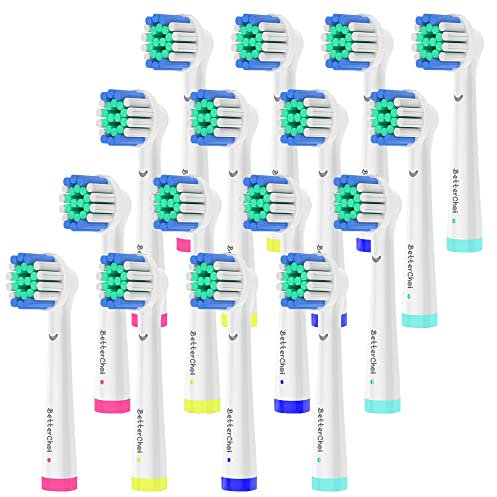 16 Stück Aufsteckbürsten Kompatibel mit Oral B Elektrische Zahnbürsten