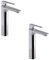 JACOB DELAFON Lot de deux mitigeurs lavabo haut Aleo+ sans bonde de vidage
