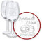 LALALO Hochzeit Weingläser Geschenk-Set mit Gravur: Wein, Brautpaar Präsent & Deko zum Hochzeitstag – Weinglas personalisiert als Hochzeitsgeschenk.