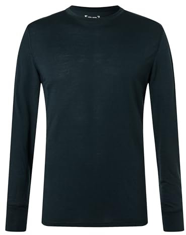 super.natural M TUNDRA175 LS Merino Longsleeve Herren - Herren Langarmshirt aus Merino-Polyester-Mix, Funktionsshirt ideal als Baselayer Unterziehshirt