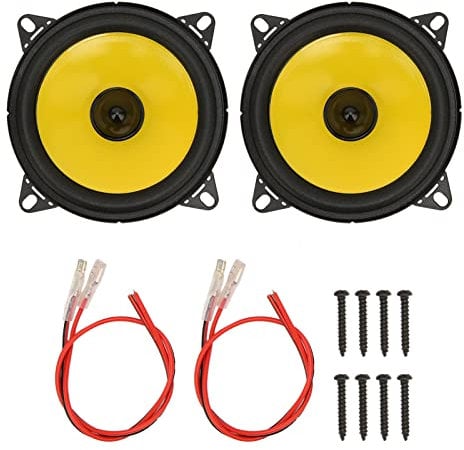 A Pair MAX 600W Full Range Car Speaker 6in 4 Way Coaxial Speaker Bass Stereo 4 Voice 4 OHMS Speakers Upgrade for Car Audio System Modification
