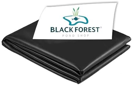 Black Forest Pond Shop TEICHFOLIE EPDM Folie 1.1mm 9m x7m Langlebige Teichabdichtung für Teich, Schwimmteich auch Ideal für Ihr Hochbeet im Garten UV- & Witterungsbeständig - 9x7 m