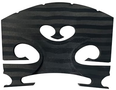 Premium Carbon Fiber 4/4 Violin Bridge – Pre-Cut & Pre-Fitted Enhanced Acoustic Performance, Lightweight & Durable Design for All Violins 4/4