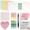 650 Durchsichtige Transparente Haftnotizen Sticky Notes, Colorful Transparent Set Notizzettel Schulsachen Aesthetic School Stuff Transparent for School Office Home