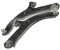 Querlenker Set Vorne Links und Rechts Kompatibel mit Nissan Micra C+C III K12 Note E11 2002-2013 von Autoteile Gocht