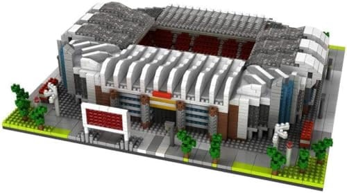 3D-Puzzle Building Fußballstadion des Modell zum Zusammenbau mit Nanoblöcken - Mehr als 3500 Stück (Old Trafford)