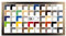 Multicolore Bilderrahmen Posterrahmen Puzzlerahmen 37,5x98 cm Bronze Verrostet Optik 98x37,5 cm mit weisser Rückwand und Antireflex Acrylglas