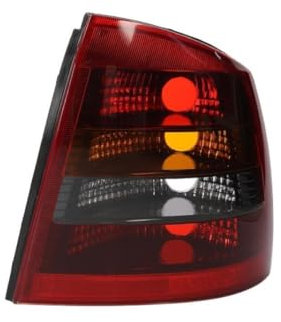 EDA PREMIUM auto Rückleuchte, Rücklicht, Heckleuchte Rechts Dunkel 1222076 passend für OPEL ASTRA G 1998-2004, H/B, dunkel, ECE