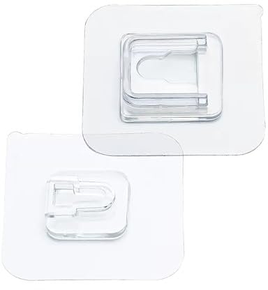 NOENNULL Doppelseitig Klebende Wandhaken, Wasserfest, Selbstklebend, Wandhaken, Wasserdicht und Wiederverwendbar, Nahtlose Haken, Spurlose Wandhalterung, Klebriger Haken Küche,