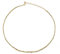 Aleasha Peridot Halskette Damen 2mm Grüner Boho Strand Kette Edelstahl Handgefertigt Choker 45cm verstellbar Sommer Schmuck Geschenke
