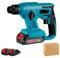 MZZYG Rotary Hammers 1000W 3600rpm Portable Cordless Hammer Hammer Impact Drill Perforation Concrete Power Tools For 18V Batteries(2 Battery)