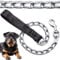 6mm Thick Heavy Duty DOG CHAIN Leads NYLON STRAP – Chew Proof Hook, Outdoor Camping Accessories, Leashes, Training Lead for Dogs – SHORT CHAIN for Large Dogs (Black, 500gm)