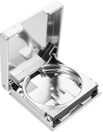 POPETPOP 2St Kicker Becherhalter fürs Auto Fahrzeughalter Träger Inhaber zusammenklappbar cupholder Mug Holder Getränkehalter externes Tassenregal Spieltisch Becherständer Abs Silver