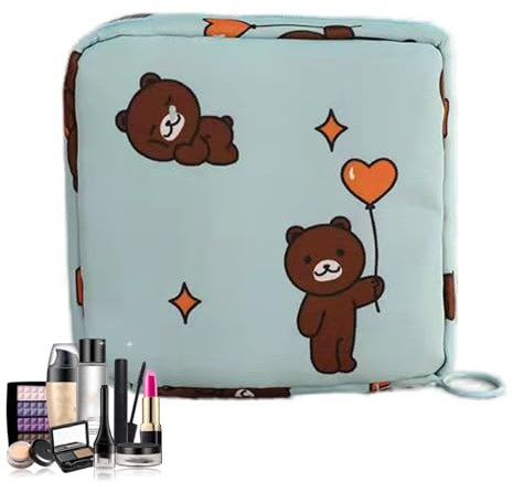 Tasche für Damen, mit Reißverschluss, wiederverwendbare Menstruationspads, Aufbewahrungstasche für Tampons