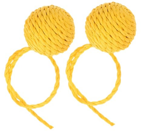 BESPORTBLE 2piezas Bola De Repuesto para Marco De Escalada para Gatos con Bola De Sisal y Juguete Interactivo Duradero para Gatos De Interior Repuesto