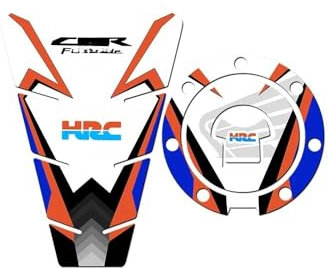 Adesivo per serbatoio moto Adesivo Protettivo Per Serbatoio Carburante WING LOGO Per Ho&n&da CBR VFR CBF HORNET FIREBLADE HRC