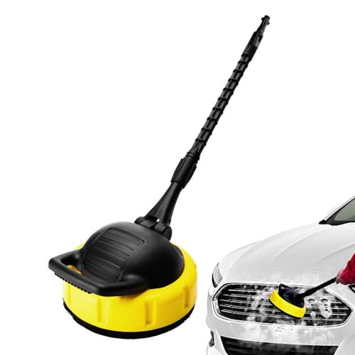 Spin Scrubber - ABS Cleaning Brush Electric | Patio Cleaner Powerful Sidewalk Scrubber | Portable Pressure Washer Attachments Outdoor Scrubber For Driveways