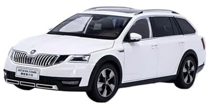 XGFFBAGB 1:18 Für Skoda Kodiaq Druckguss-Modellauto Als Sammlergeschenk(White,with Box)