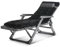 Fauteuils inclinables extra larges – Chaise longue pliante d'extérieur avec coussin rembourré et repose-pieds pour camping, terrasse et pelouse