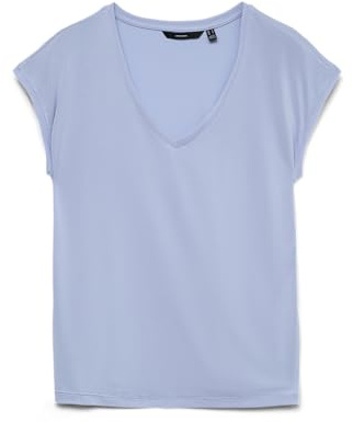 VERO MODA Damen VMFILLI SS V-NECK Tee GA NOOS 10247666