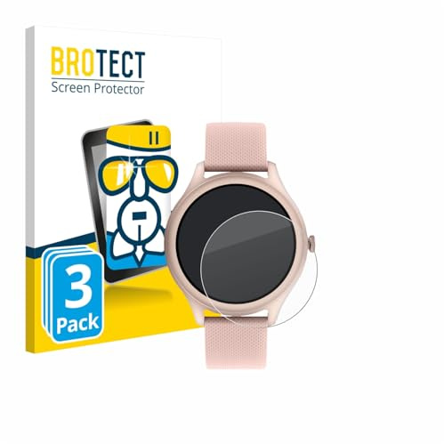 BROTECT Schutzglas für Reflex Active Spectra 300 R AMOLED 1.43 | 3 Stück Transparenter Displayschutz Made in Germany Schutzfolie Panzer Folie Glas 9H Anti-Fingerprint Einfache Montage Clear