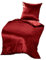 THXSILK Seidenbettwäsche Set 2 teilig, Bettbezug 155x 220 cm und 80 x 80 cm Kissenbezug, Hypoallergen 19 Momme Maulbeerseide Bettwäsche, Ultra Weich und Glatt, Rot