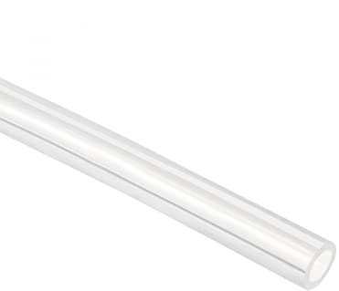 sourcing map Tuyau transparent de tuyau d'air de pompe à air de tube de silicone 3mm x 4mm 1 mètre de long
