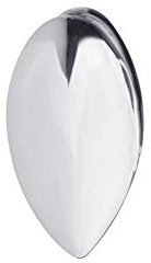 .iced-out. Single 14x7mm Grill - Eckzahn Zahnaufsatz silber